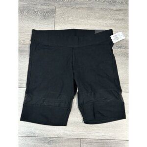 Torrid Women's Plus Black Mesh Inset Bike Shorts Size L 12